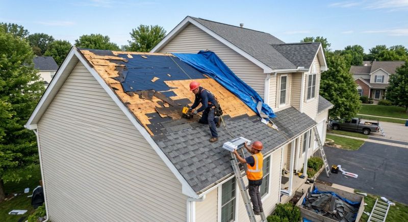 Roof Damage Restoration in North Benton, OH