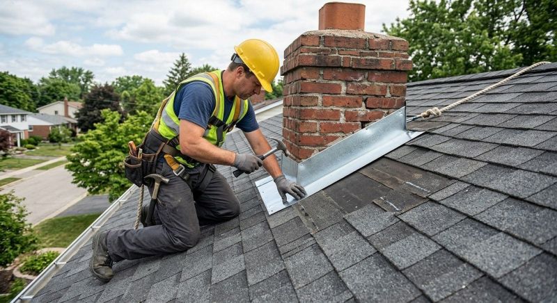Roof Flashing Installation in Beloit, OH