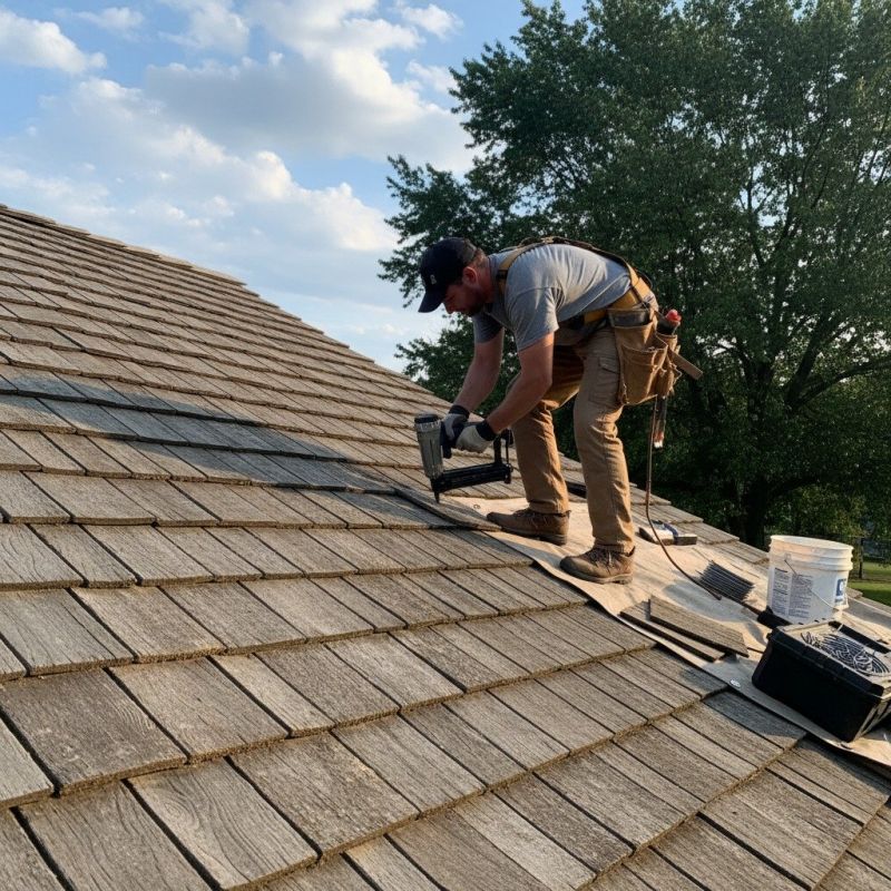 Shake Shingle Repair in Canfield, OH