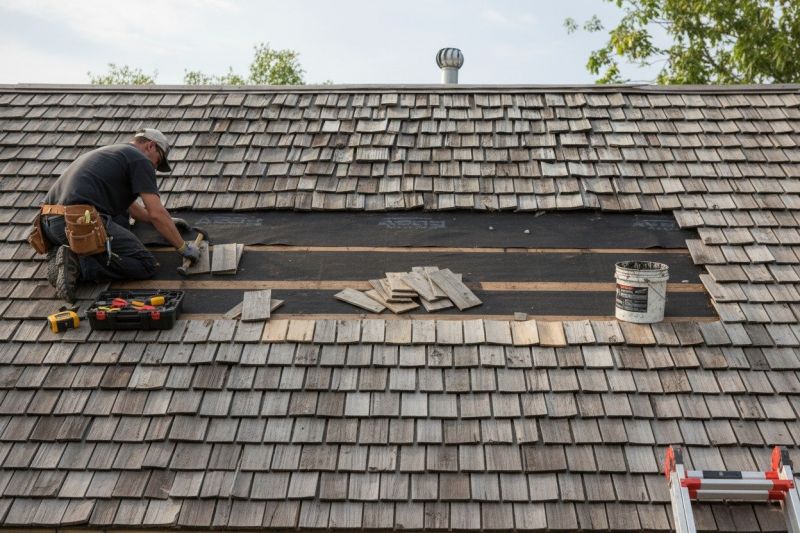 Shake Shingle Repair in Columbiana County, OH
