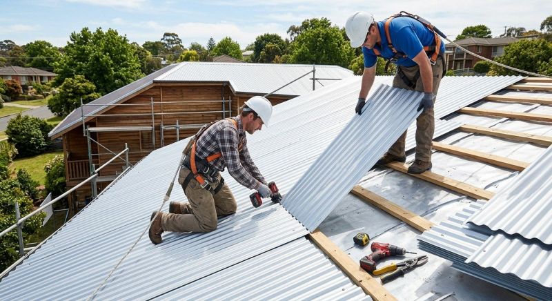 Sheet Roofing Installation in Cortland, OH