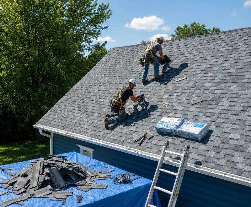 Shingle Roof Replacement in Struthers, OH