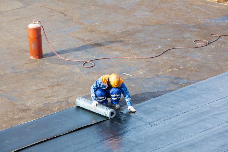 Single Ply Roof Installation in Deerfield, OH
