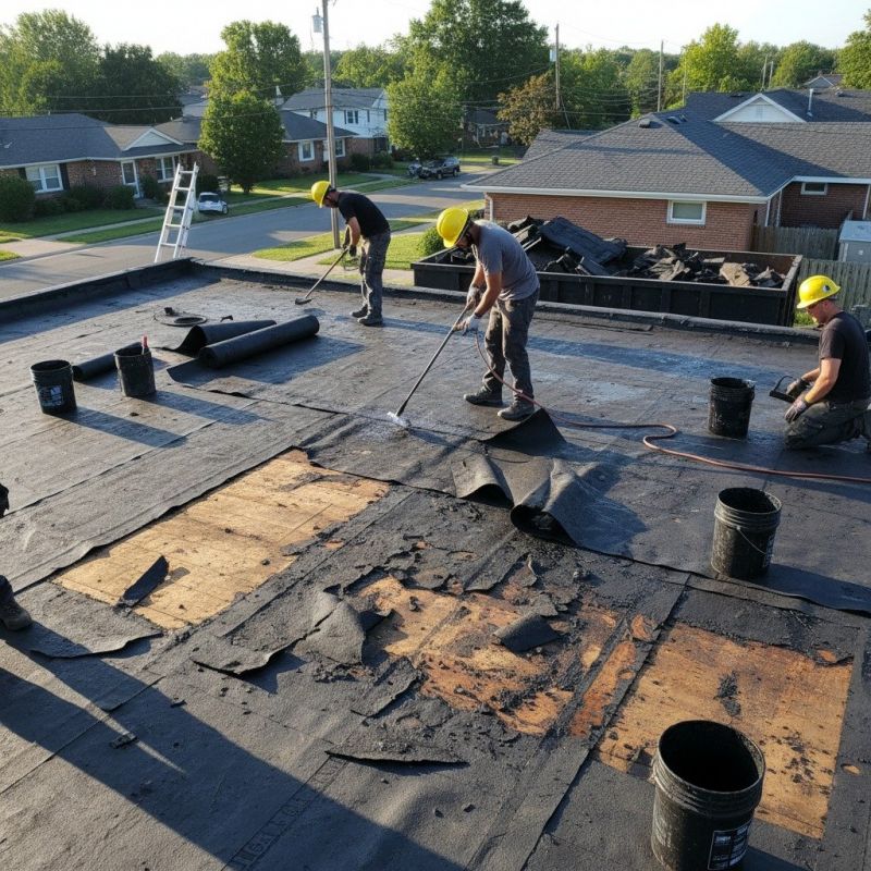 Single Ply Roof Repair in Lisbon, OH