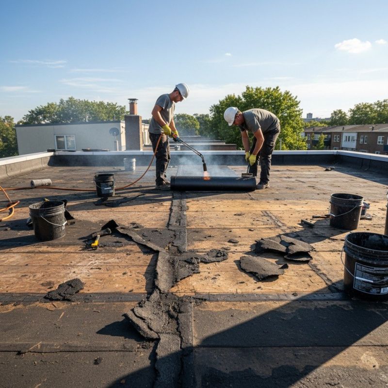 Single Ply Roof Repair in New Wilmington, PA