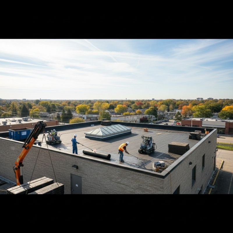 Single Ply Roof Replacement in Beloit, OH