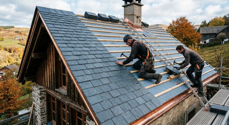 Slate Roof Construction in Enon Valley, PA