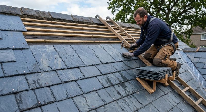 Slate Roof Installation in Brookfield, OH