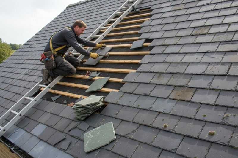 Slate Roof Repair in Volant, PA