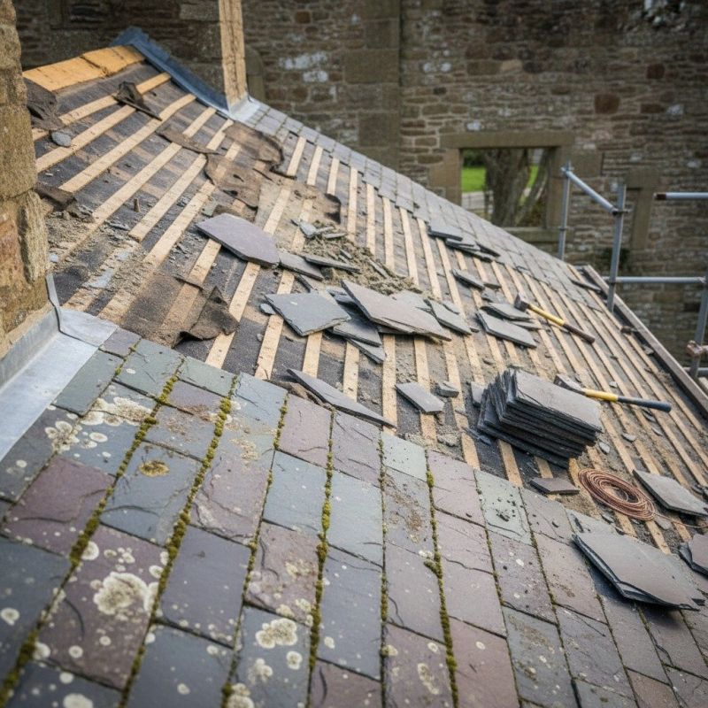 Slate Roof Replacement in Alliance, OH