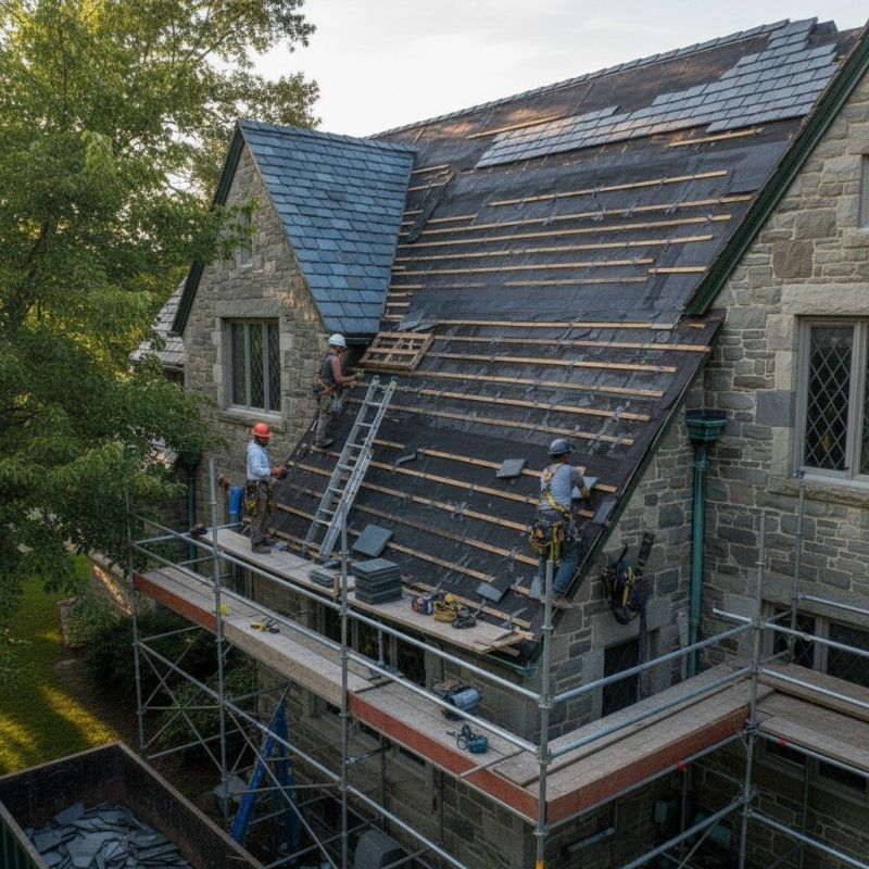 Slate Roof Replacement in Campbell, OH