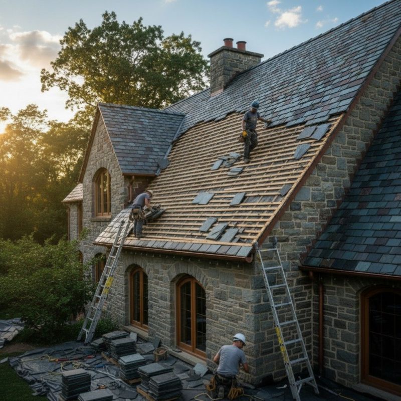 Slate Roof Replacement in Mahoning County, OH