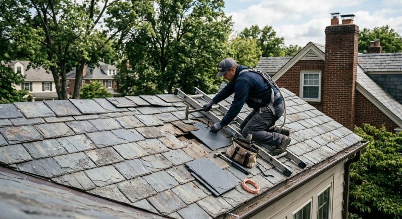 Slate Shingles Repair in Homeworth, OH
