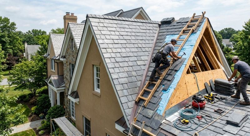 Slate Shingles Repair in Struthers, OH