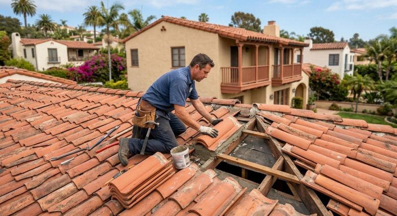Spanish Tile Roof Repair in Mahoning County, OH
