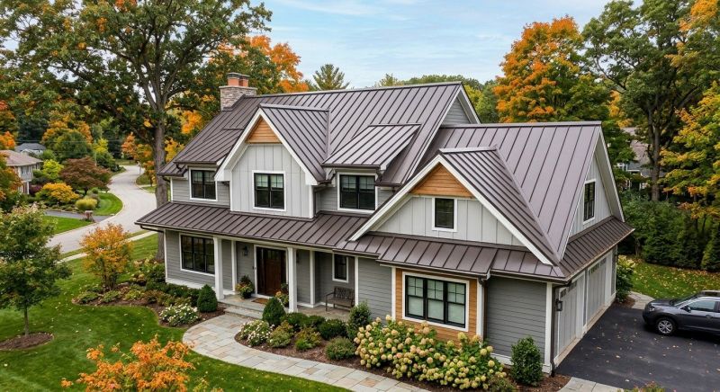 Steel Roof Replacement in Deerfield, OH