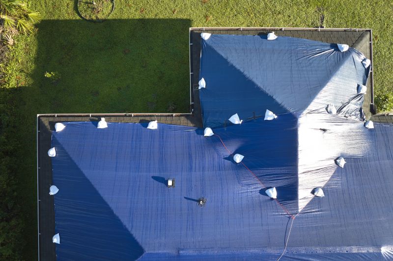 Storm Damage Roof Tarping in Mahoning County, OH