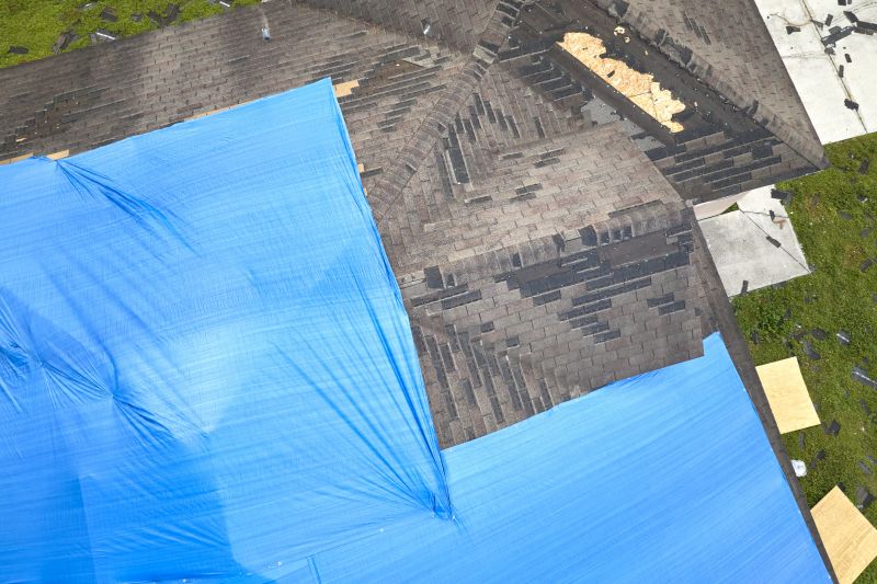 Storm Damage Roof Tarping in Mahoning County, OH