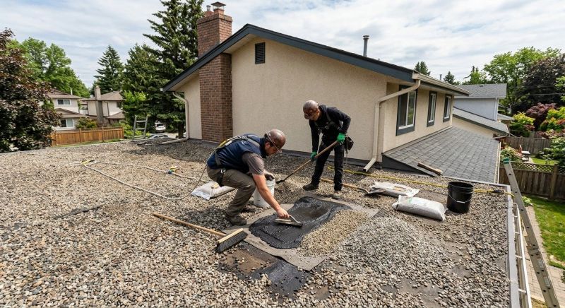 Tar And Gravel Roof Repair in Columbiana, OH