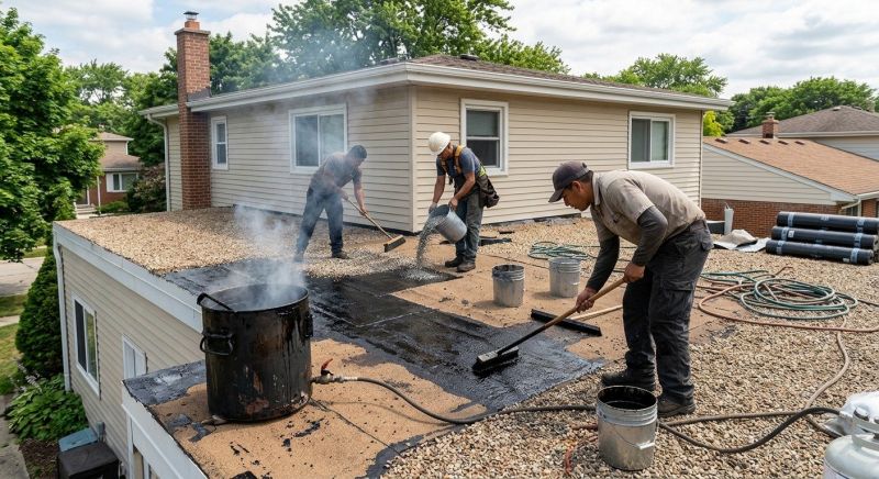 Tar And Gravel Roof Repair in Damascus, OH