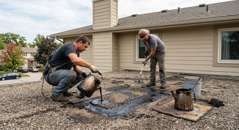 Tar And Gravel Roof Repair in Lisbon, OH