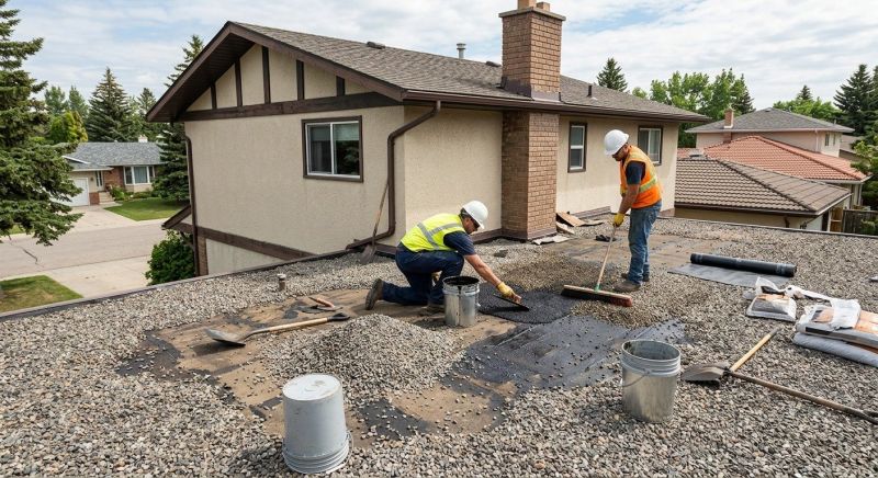 Tar And Gravel Roof Repair in North Benton, OH
