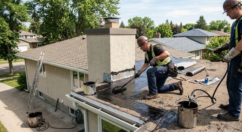 Tar And Gravel Roof Repair in Struthers, OH