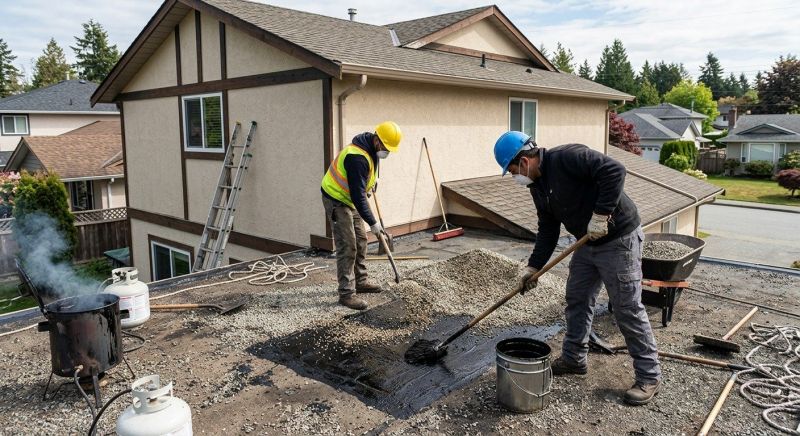 Tar And Gravel Roof Repair in Warren, OH