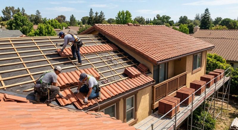 Tile Roof Installation in Girard, OH