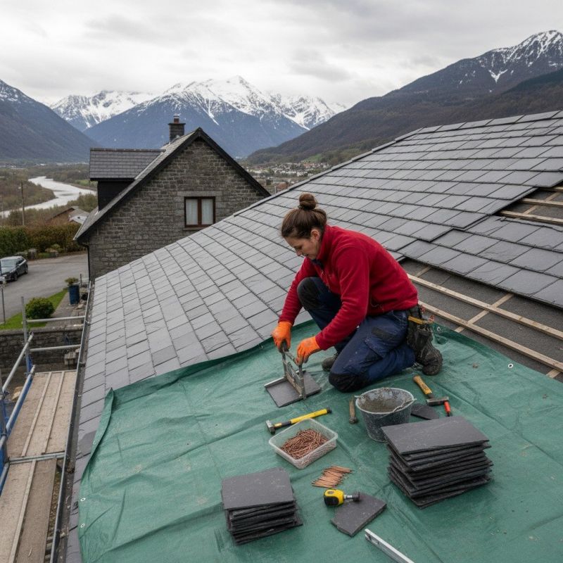 Tile Roof Repair in Girard, OH