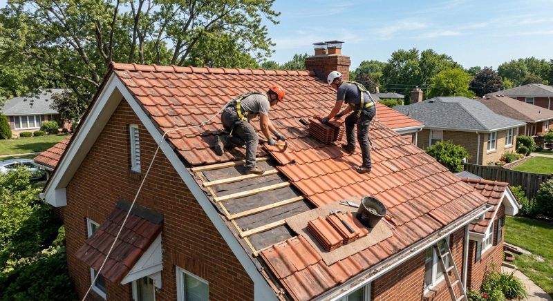 Tile Roof Repair in Struthers, OH