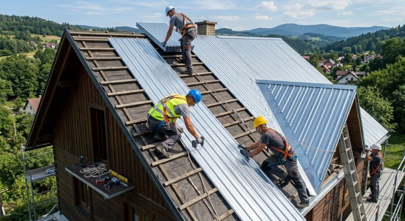 Tin Roof Installation in Brookfield, OH