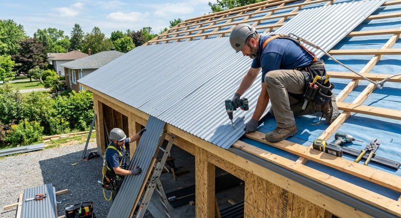 Tin Roof Installation in North Benton, OH