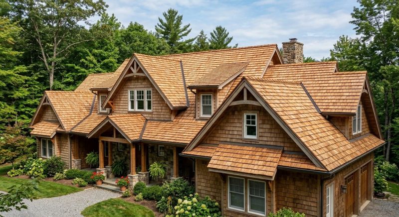 Wood Roofing Installation in Deerfield, OH