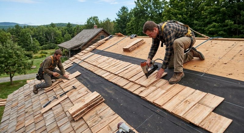 Wood Roofing Installation in Hubbard, OH