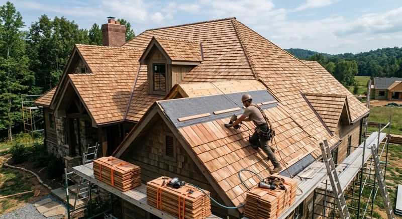 Wood Roofing Installation in Salem, OH