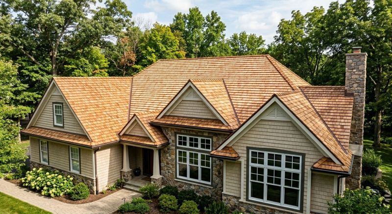 Wood Roofing Installation in Volant, PA