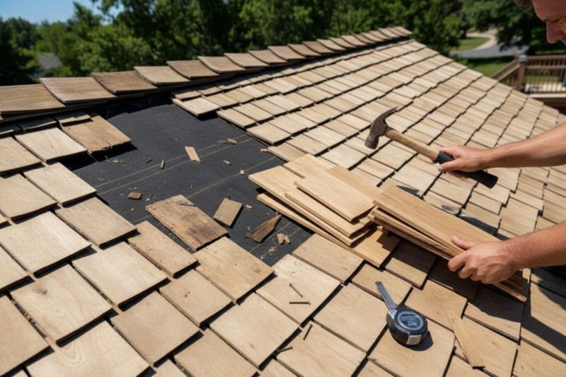 Wood Shake Roof Repair in Columbiana County, OH