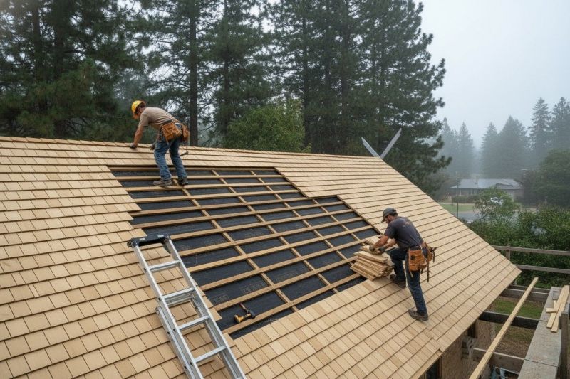 Wood Shake Roof Repair in Columbiana, OH
