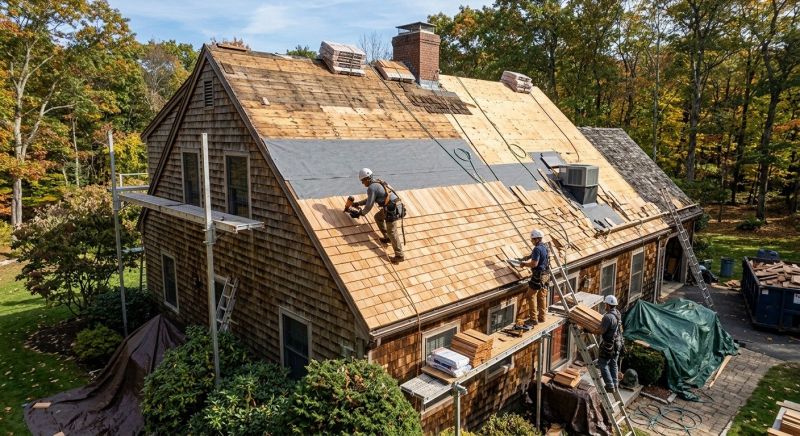 Wood Shingle Roof Replacement in Mahoning County, OH